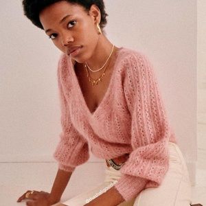 Sezane Rosa Jumper Mohair Sweater - Small